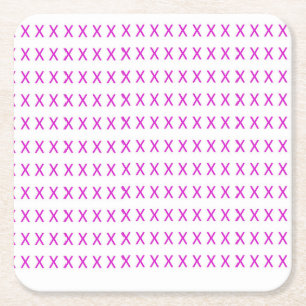 Rosa Kreuze Untersetzer