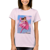 Rosa Kreuzfahrer-T-Shirt Entwurf 6