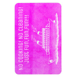 Rosa Kreuzfahrtschiff Kabine Stateroom Tür keine K Magnet