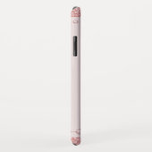 Rosa Kristall Glitzer Name Foto Case-Mate iPhone Hülle (Hinten/Rechts)