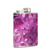 Rosa Kristalle Flachmann (Rechts)