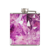 Rosa Kristalle Flachmann (Rückseite)