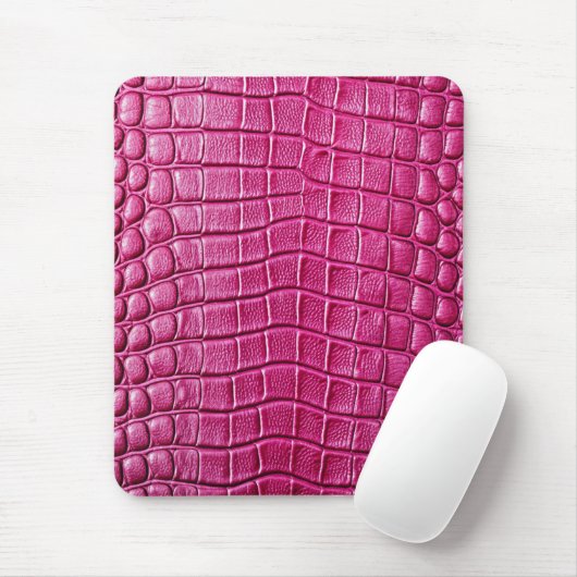 Rosa Krokodile Alligator Imitate Leder drucken Mousepad (Mit Mouse)