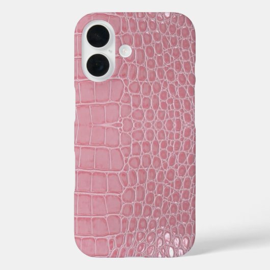 Rosa Krokodilleder Ästhetik Case-Mate iPhone Hülle (Rückseite)