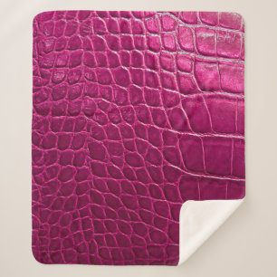 Rosa Krokodillederstruktur Sherpadecke