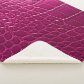 Rosa Krokodillederstruktur Sherpadecke (3/4)