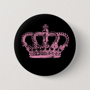 Rosa Krone Button
