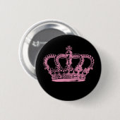 Rosa Krone Button (Vorne & Hinten)