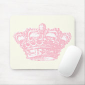 Rosa Krone Mousepad (Mit Mouse)