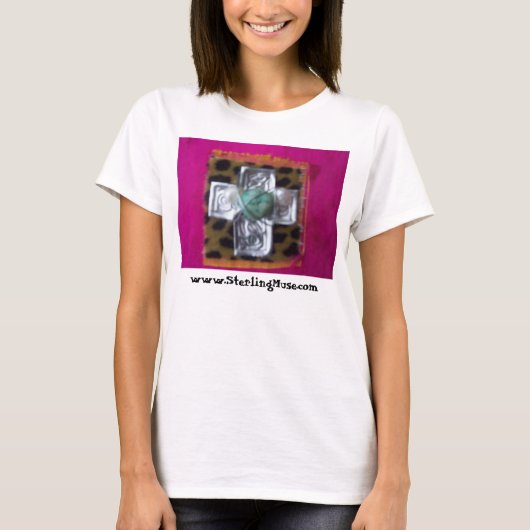 rosa Krone, www.SterlingMuse.com T-Shirt (Vorderseite)
