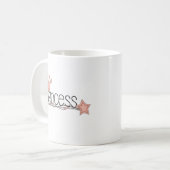 Rosa Kronen-und Stabs-Prinzessin Kaffeetasse (Vorderseite Links)
