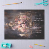 Rosa Kronleuchter Elegantes Deko Seidenpapier (Basteln)