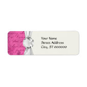 rosa Kronleuchter, Vintager Hintergrund (Vorne)