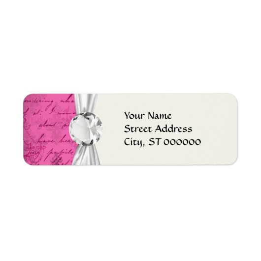 rosa Kronleuchter, Vintager Hintergrund (Vorne)