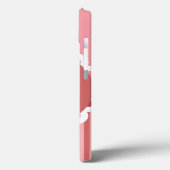 Rosa Kuchen-Entwurf Case-Mate iPhone Hülle (Rückseite / Links)