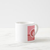 Rosa Kuchen-Entwurf Espressotasse (Vorderseite Rechts)