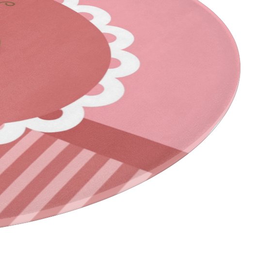 Rosa Kuchen-Entwurf Schneidebrett (Ecke)