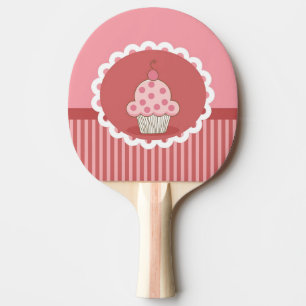 Rosa Kuchen-Entwurf Tischtennis Schläger