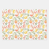 Rosa-Kuchen-Limonen-Laternen-Junggesellinnenabschi Geschenkpapier Set (Vorderseite 2)