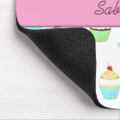 Rosa Kuchen-Mausunterlage Mousepad (Ecke)