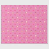 Rosa Kuchen-Muster Geschenkpapier (Flach)