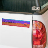 Rosa Kuchenregenbogen-Glitter Autoaufkleber (Auf Lkw)