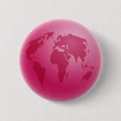 Rosa Kugel Button (Vorderseite)