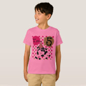 Rosa Kuh 5th Birthday Shirts und Geschenke (Vorne ganz)