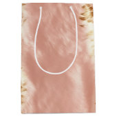 Rosa Kuh Blütenfarbe Mittlere Geschenktüte (Vorderseite)