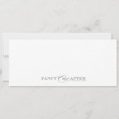 Rosa Kuh Brautparty Einladung (Rückseite)