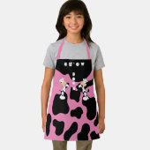 Rosa Kuh Chow All-over Print Schürze (Insitu)