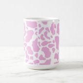 Rosa Kuh drucken Kaffeetasse (Mittel)