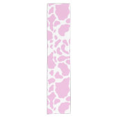 Rosa Kuh drucken Kurzer Tischläufer (Vorderseite)