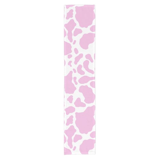 Rosa Kuh drucken Kurzer Tischläufer (Vorderseite)