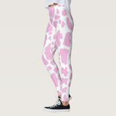 Rosa Kuh drucken Leggings (Links)