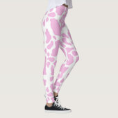 Rosa Kuh drucken Leggings (Rechts)