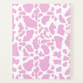 Rosa Kuh drucken Planer (Rückseite)