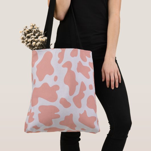 Rosa Kuh Drucktasche Tasche (Von Nahem)