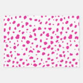 Rosa Kuh-Paste Geschenkpapier Set (Vorderseite)