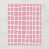 Rosa Kuh wünscht eine Babykarte (Rückseite)