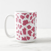 Rosa Kuhdruck „MAMA“ Kaffeetasse (Links)