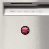 Rosa-Kühlschrankmagnet-Gartengeschenk Magnet (In Situ (Geschirrspüler))
