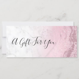 Rosa Küken Rose Gold Glitzer Marmor Makeup Künstle