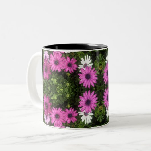 Rosa Kula Gänseblümchen-Tasse Zweifarbige Tasse (Vorderseite Links)