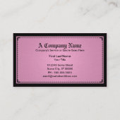 rosa Kultiviertheiten Visitenkarte (Rückseite)