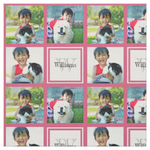 Rosa kundenspezifisches personalisiertes stoff