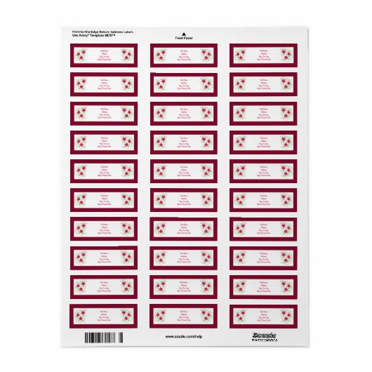 Rosa künstlerische Rose mit Bordeaux (Vorne)