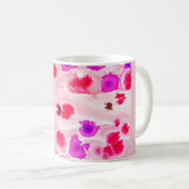 Rosa künstlerische Tasse (VorderseiteRechts)