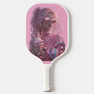 Rosa künstlerischer Pickleball-Schläger – Sportlic Pickleball Schläger