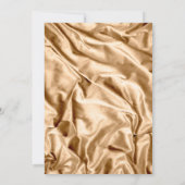 Rosa Kupfer-Gold-Babydusche Einladung (Rückseite)